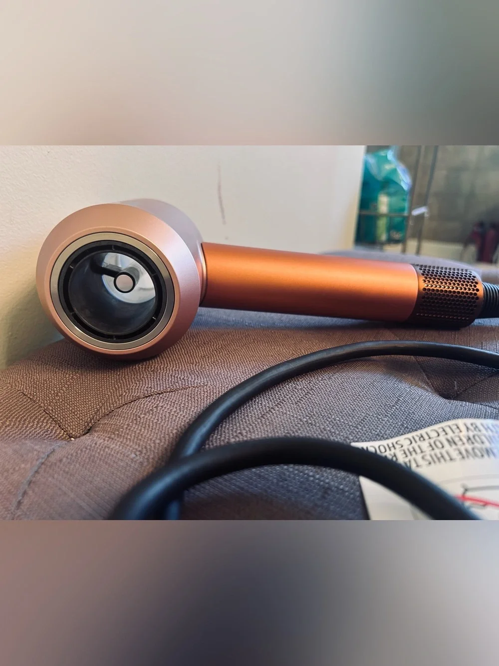NIB Dyson Supersonic Nural Amber Silk Hair Dryer with Multiple Attachments!